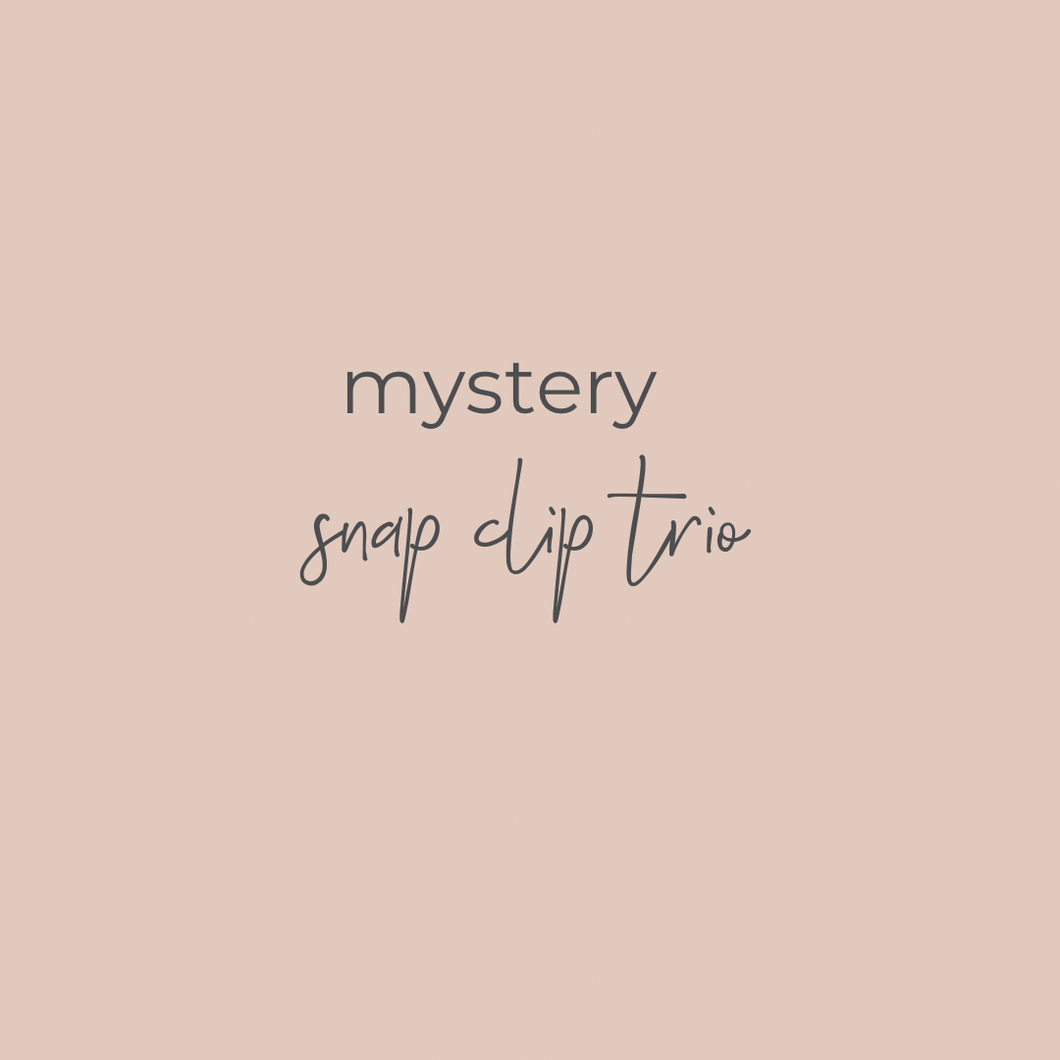 Mystery Snap Clip Trio