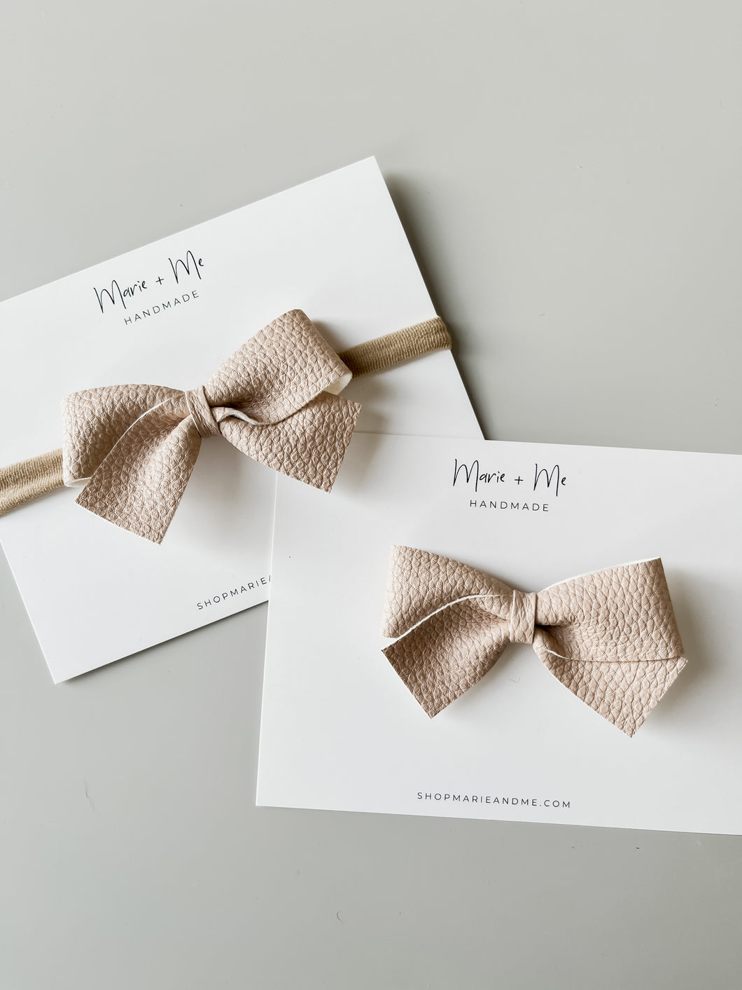 Ready to Ship Cream Charlotte Bow